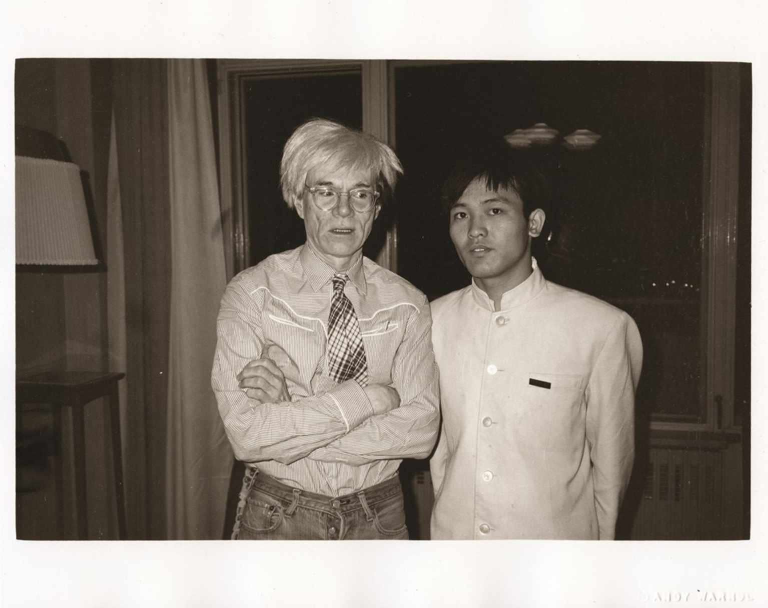 Andy Warhol and Bellboy, 1982