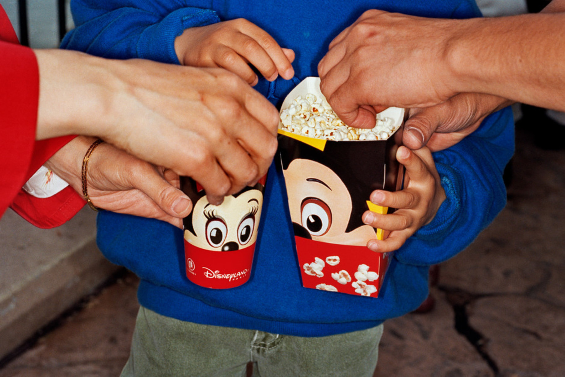 © Martin Parr / FRANCE. Marne-la-Vallée. Disneyland Paris. From 'Common Sense'. 1998.