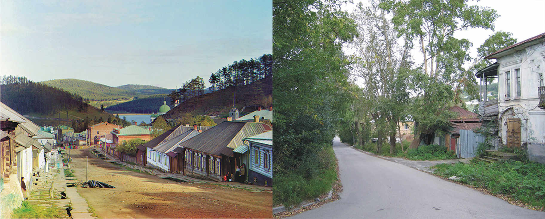 В Златоусте. 1909-2014 | © А. Пястолов / www.prokudin-gorsky.org